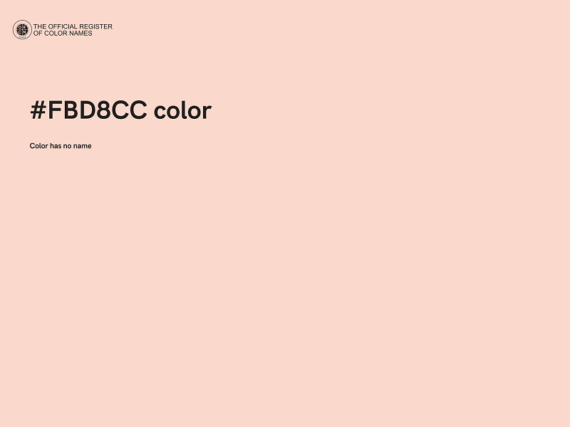 #FBD8CC color image