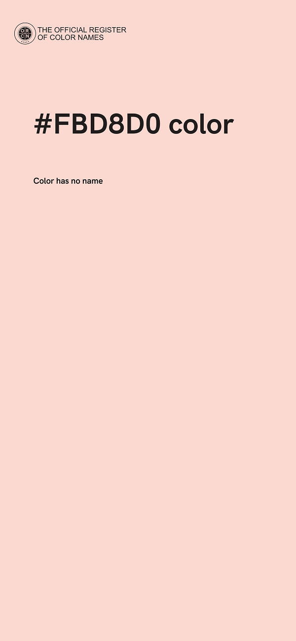 #FBD8D0 color image