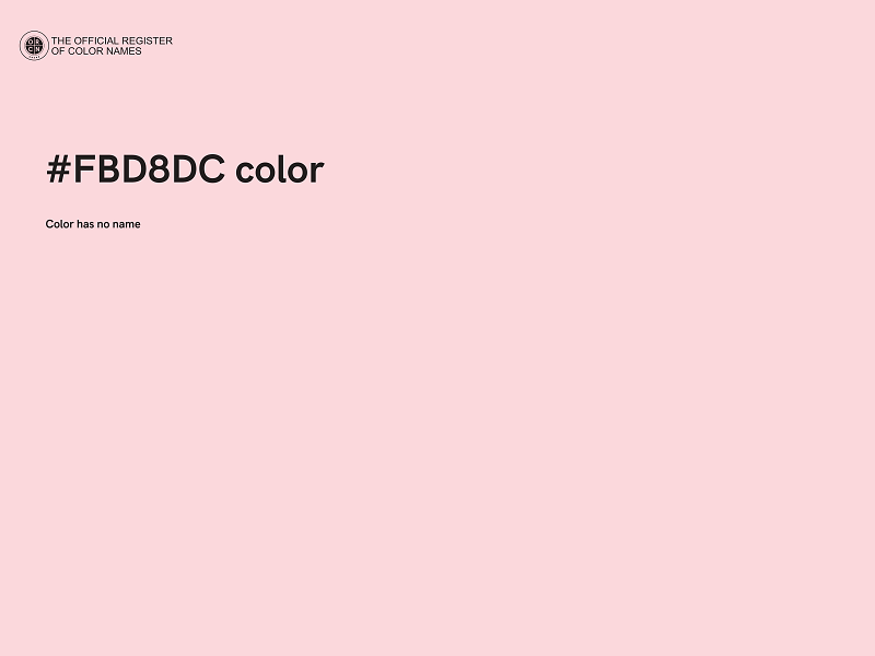 #FBD8DC color image