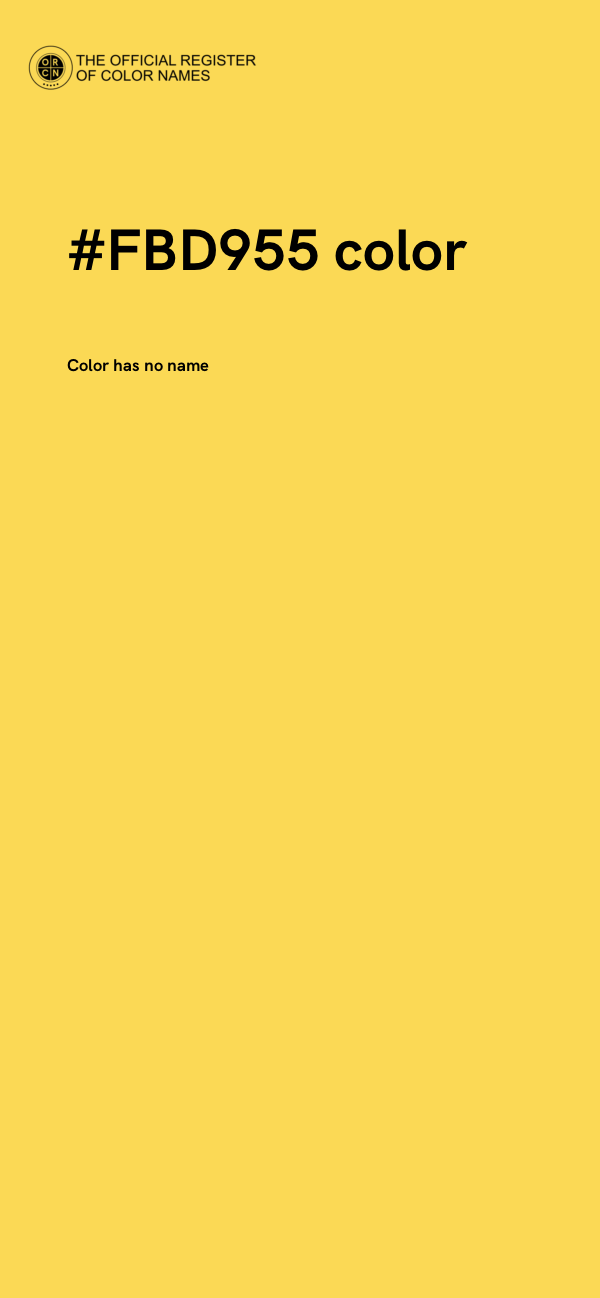 #FBD955 color image