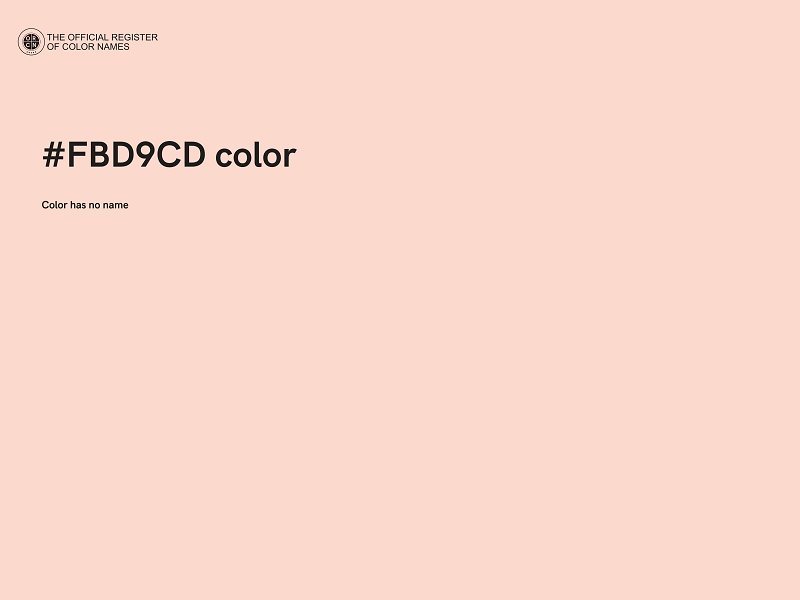 #FBD9CD color image