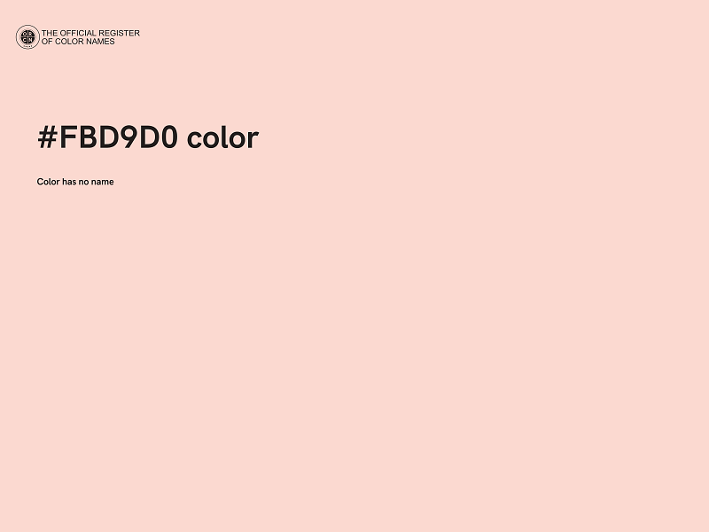 #FBD9D0 color image