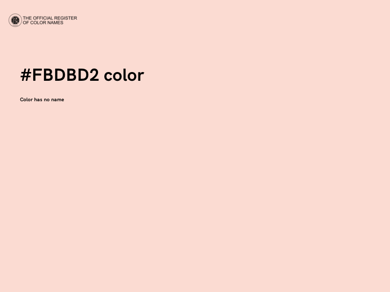 #FBDBD2 color image