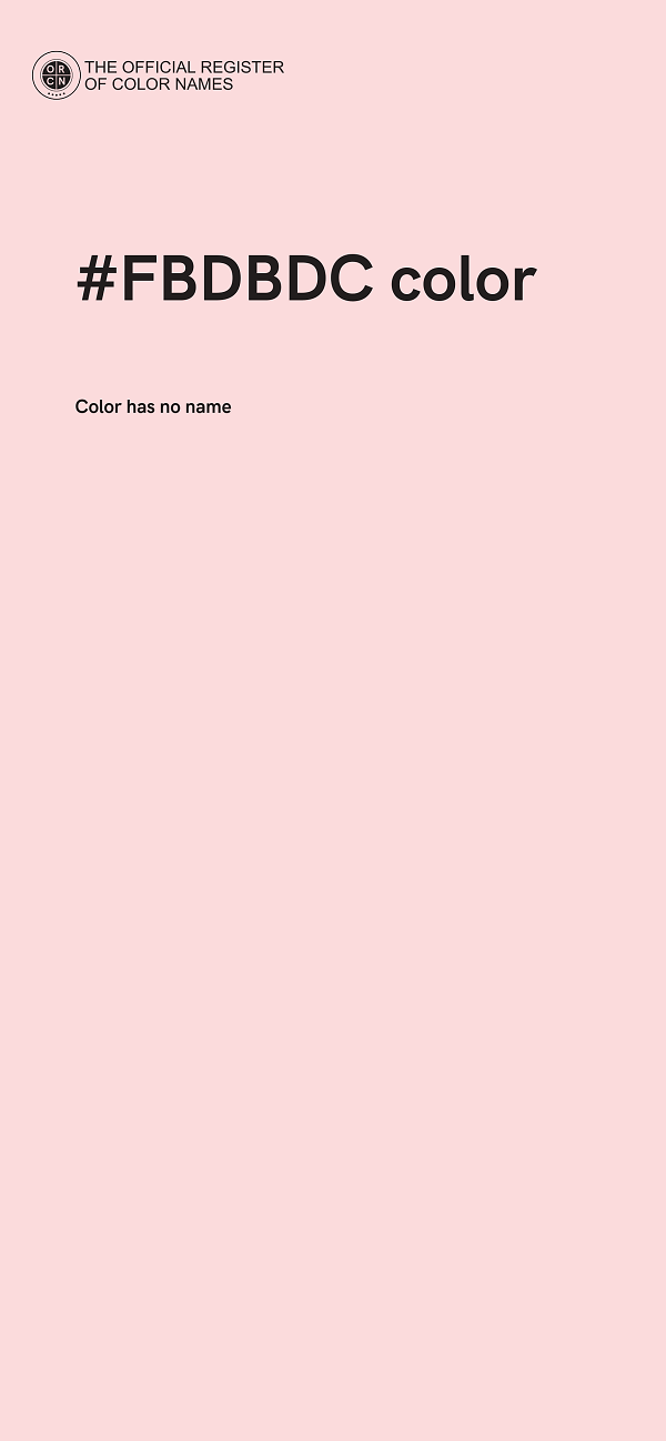 #FBDBDC color image