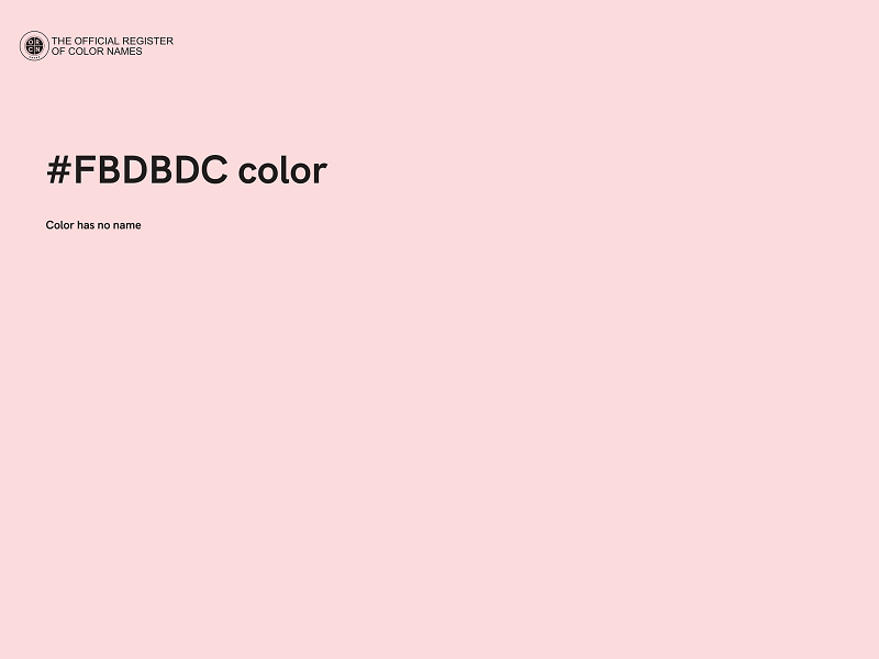 #FBDBDC color image