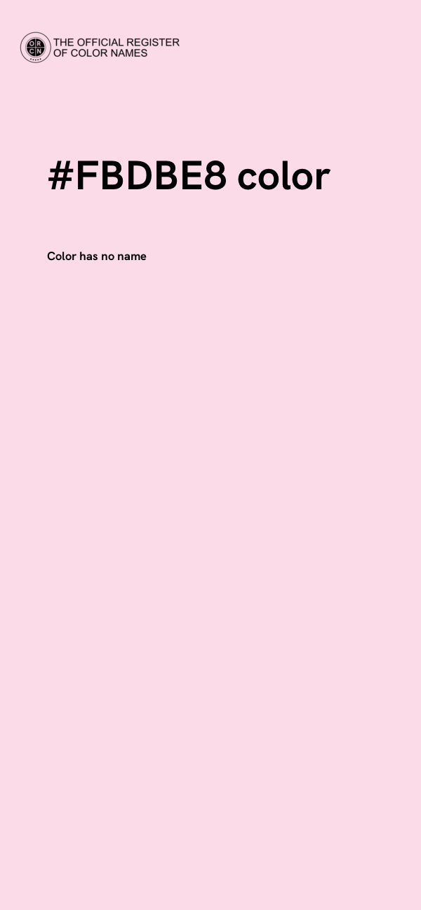 #FBDBE8 color image