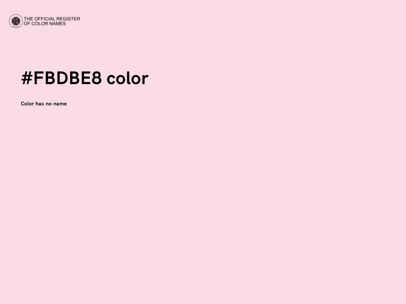 #FBDBE8 color image