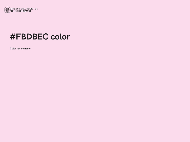 #FBDBEC color image