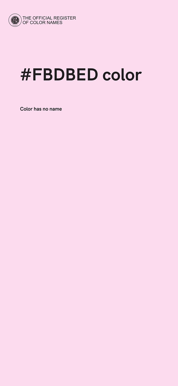 #FBDBED color image