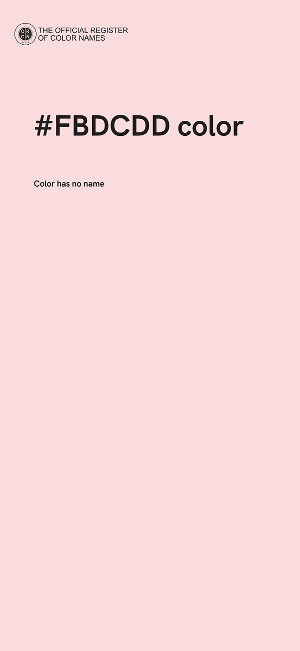 #FBDCDD color image