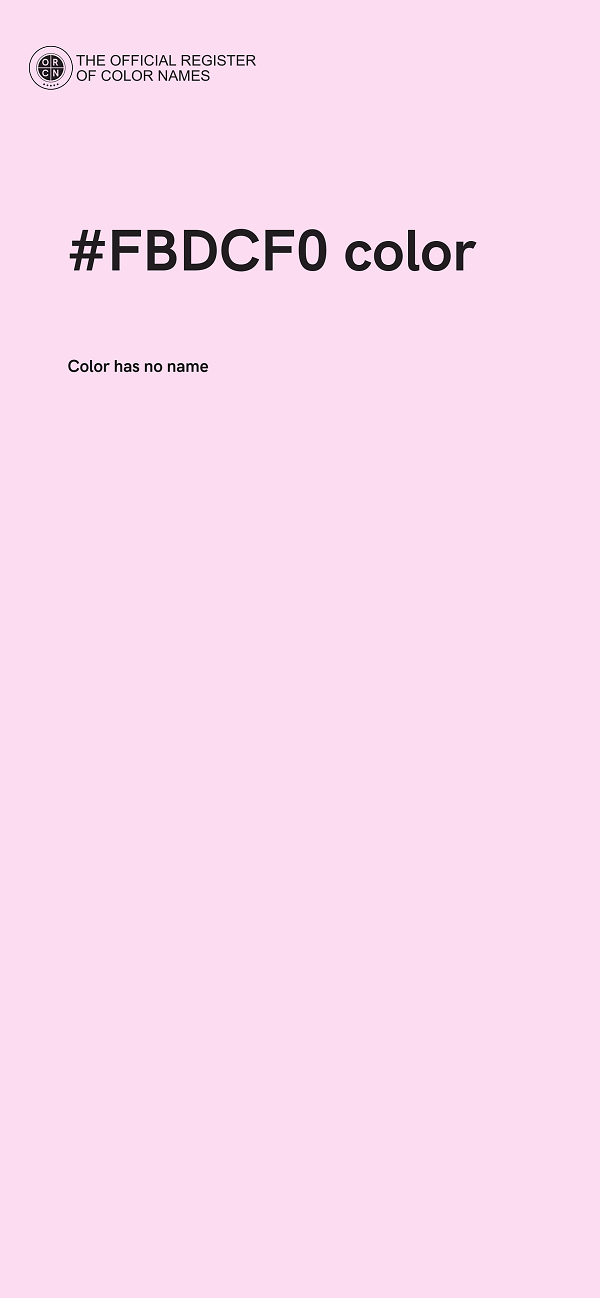 #FBDCF0 color image