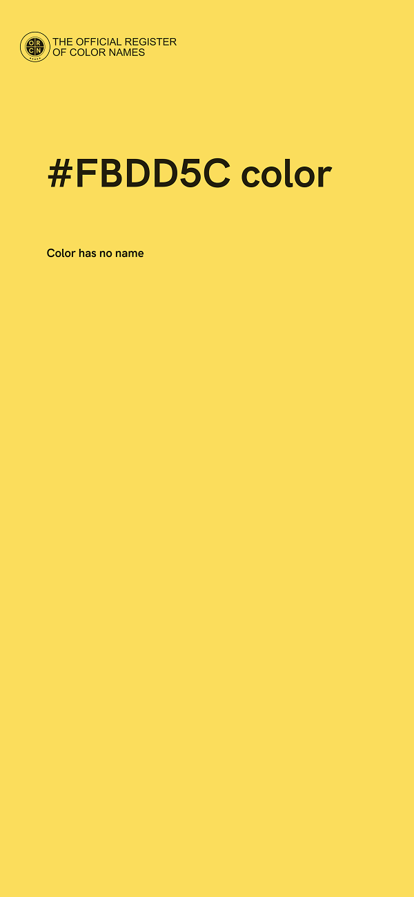 #FBDD5C color image