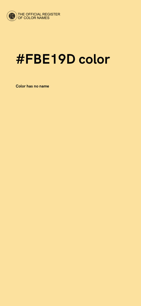 #FBE19D color image