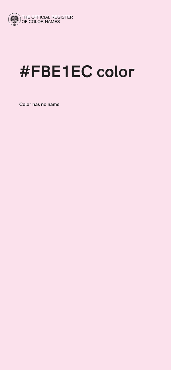 #FBE1EC color image