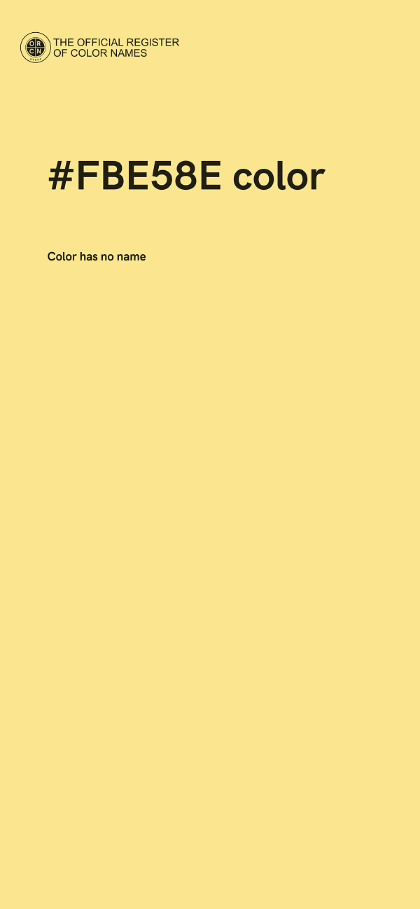 #FBE58E color image