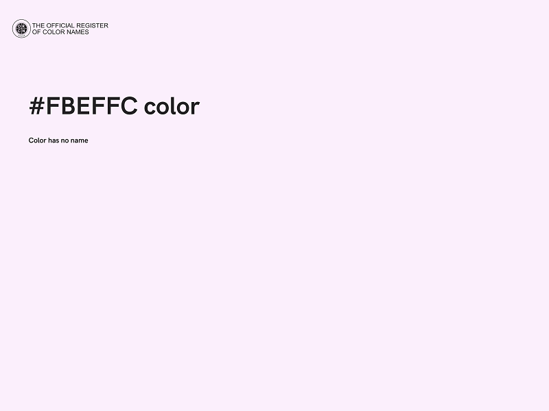 #FBEFFC color image