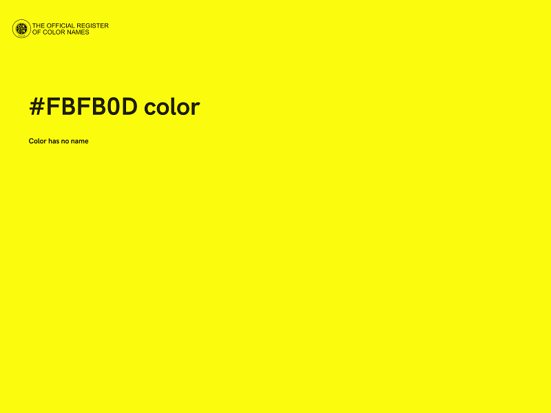 #FBFB0D color image