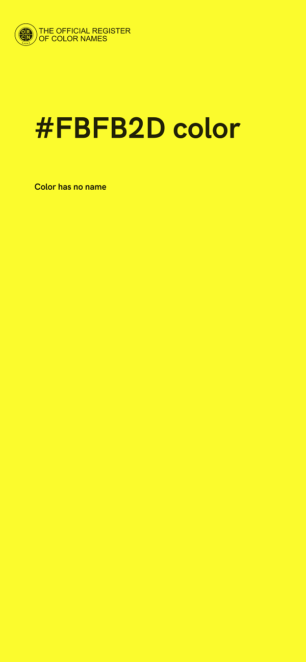 #FBFB2D color image