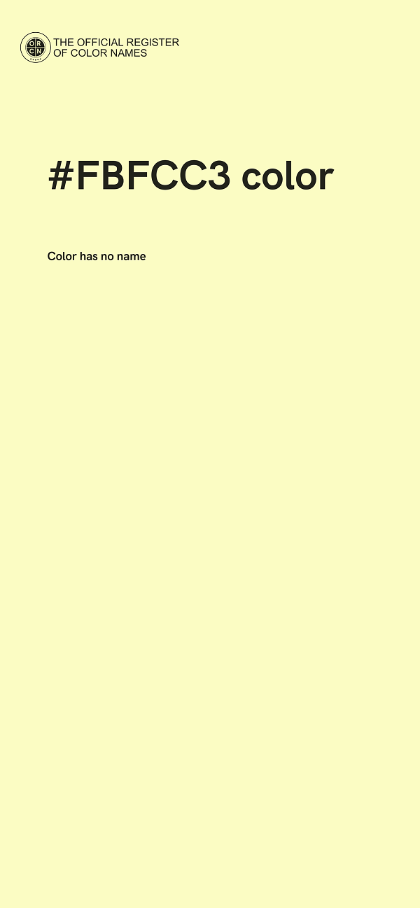 #FBFCC3 color image
