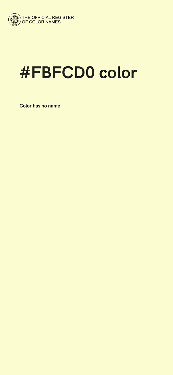 #FBFCD0 color image