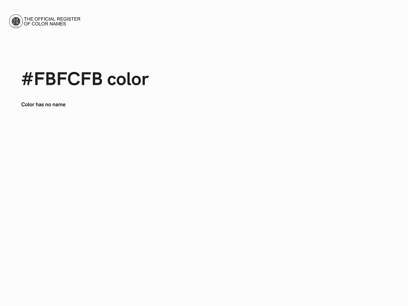 #FBFCFB color image