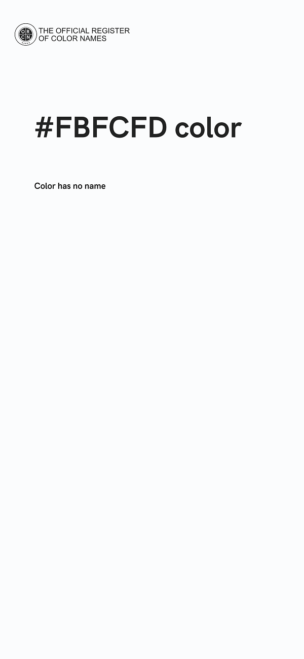 #FBFCFD color image