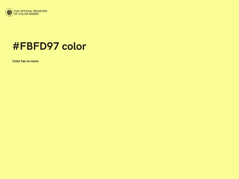 #FBFD97 color image