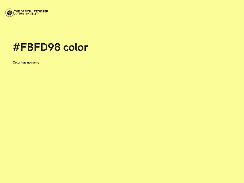 #FBFD98 color image