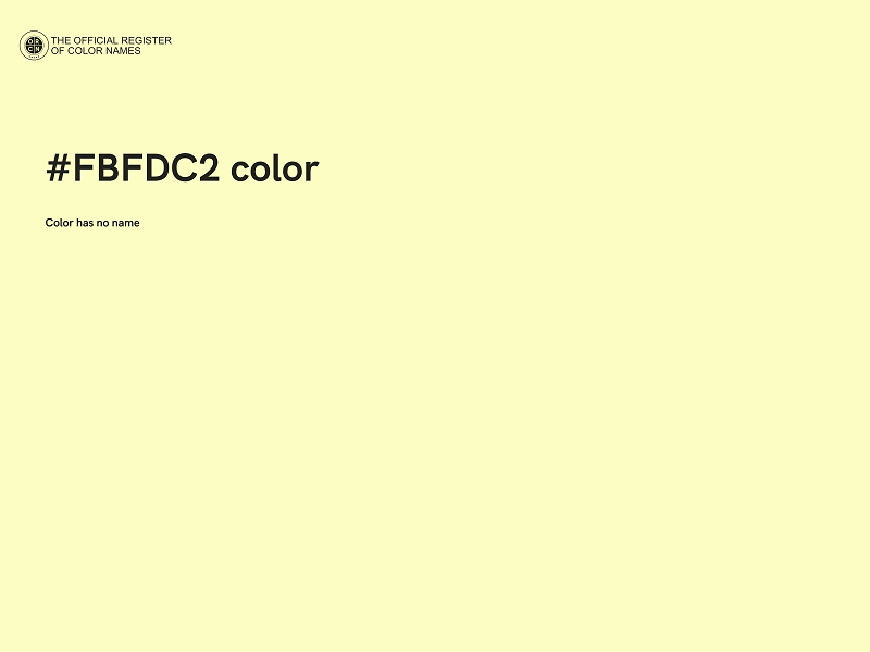 #FBFDC2 color image