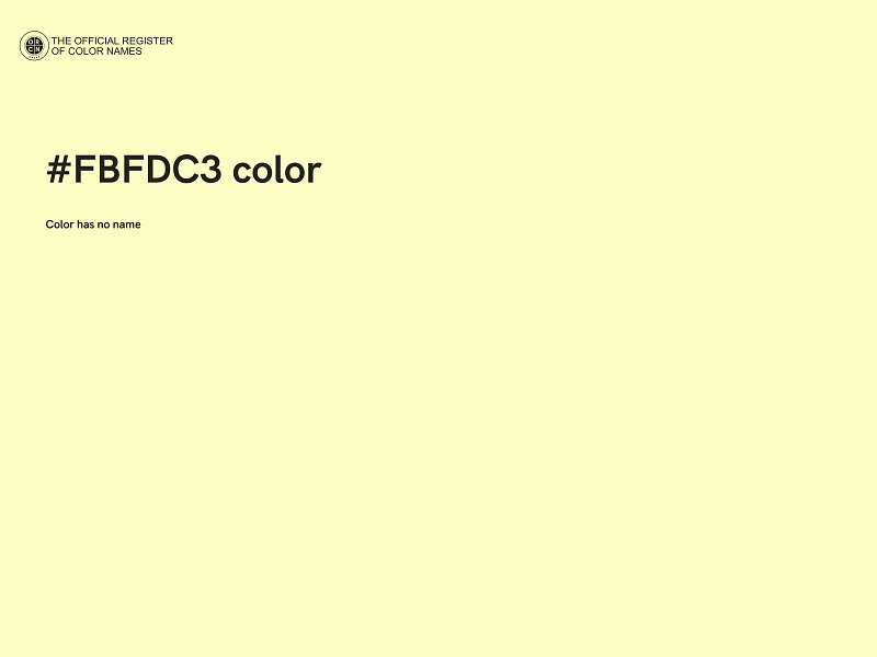 #FBFDC3 color image