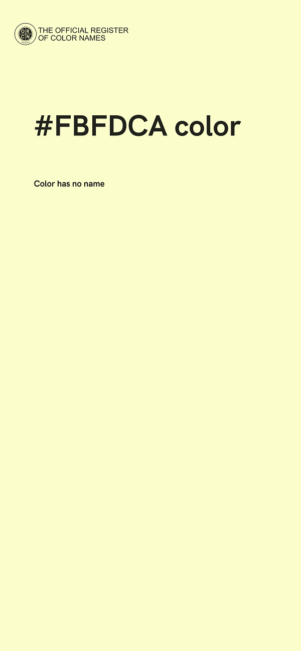 #FBFDCA color image