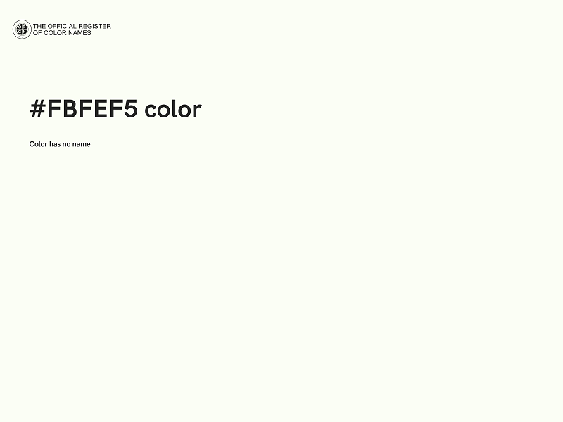 #FBFEF5 color image