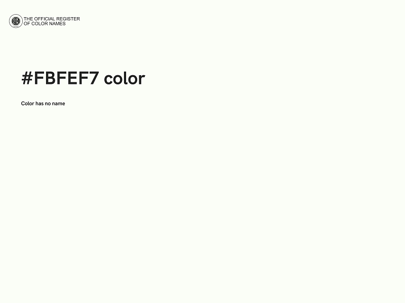 #FBFEF7 color image