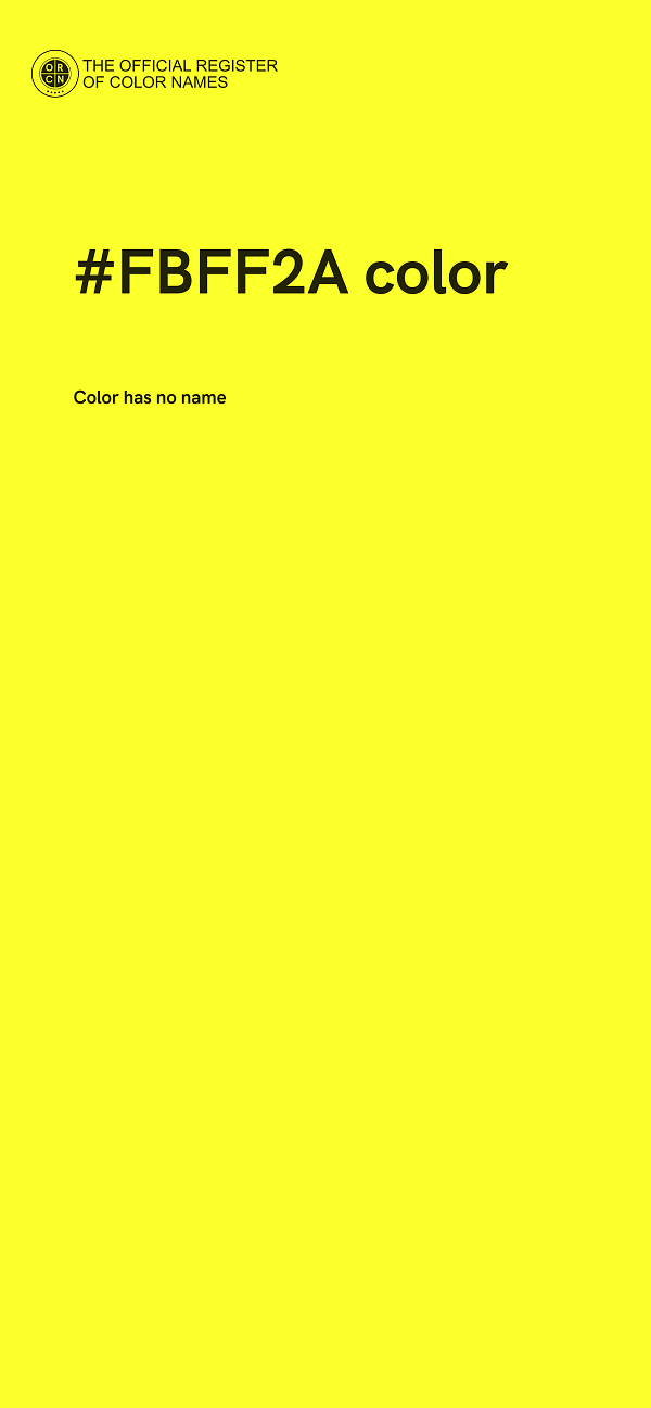 #FBFF2A color image