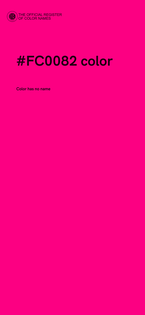 #FC0082 color image