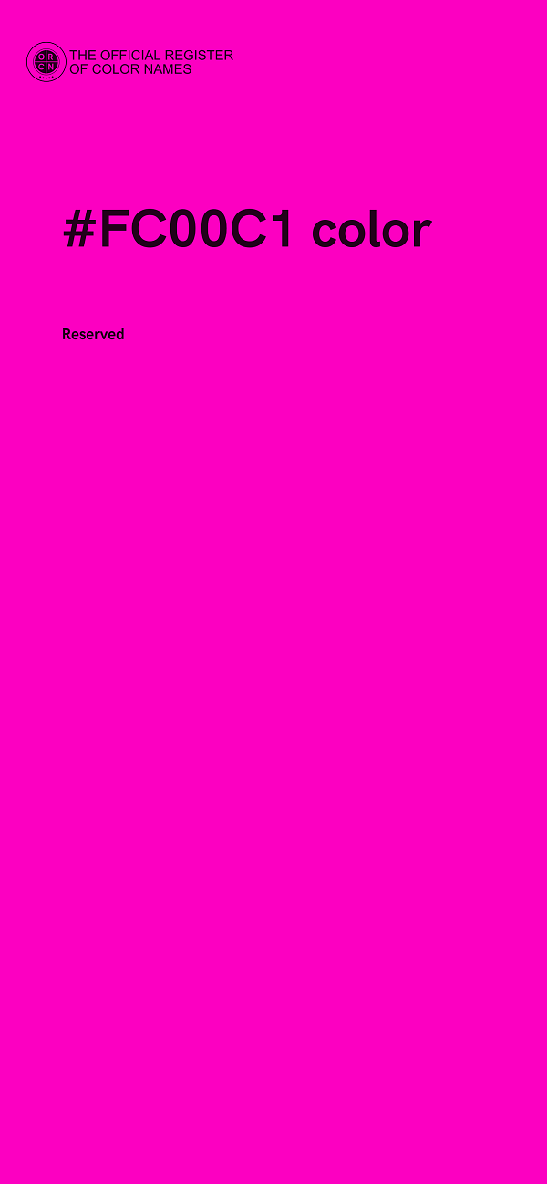 #FC00C1 color image