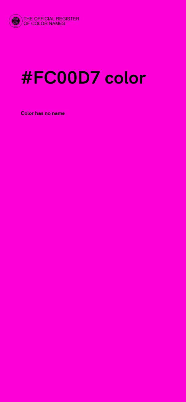 #FC00D7 color image