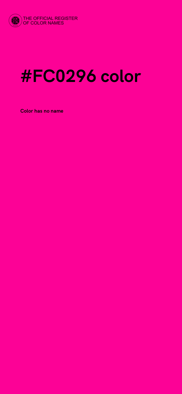 #FC0296 color image