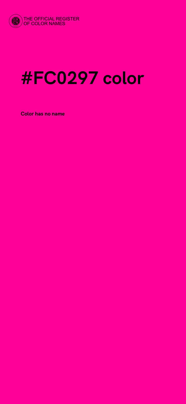 #FC0297 color image