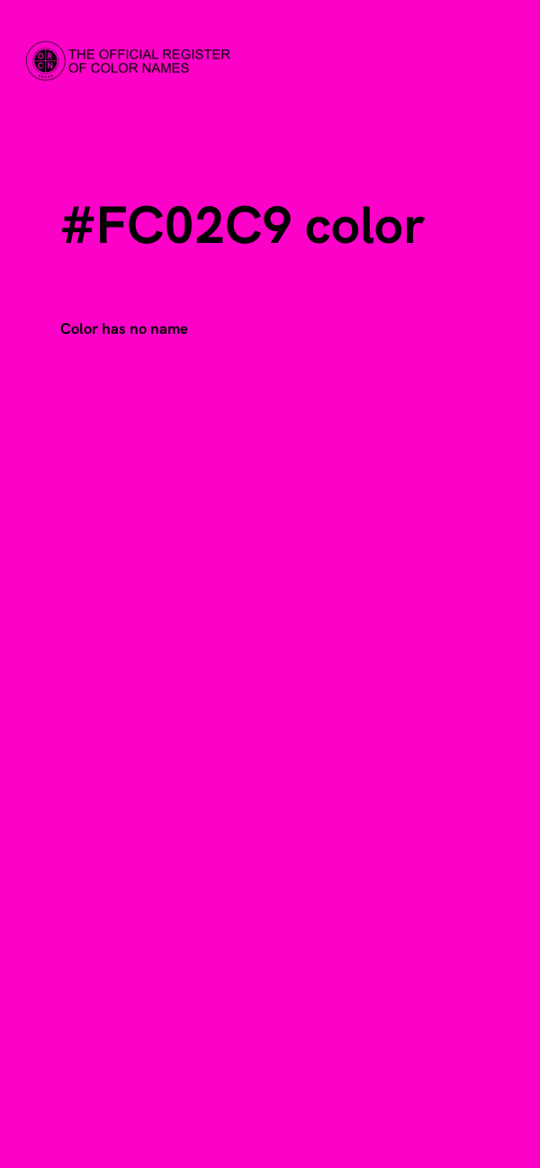 #FC02C9 color image