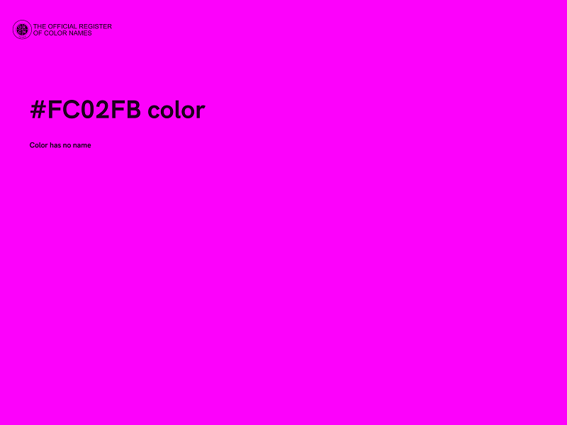 #FC02FB color image