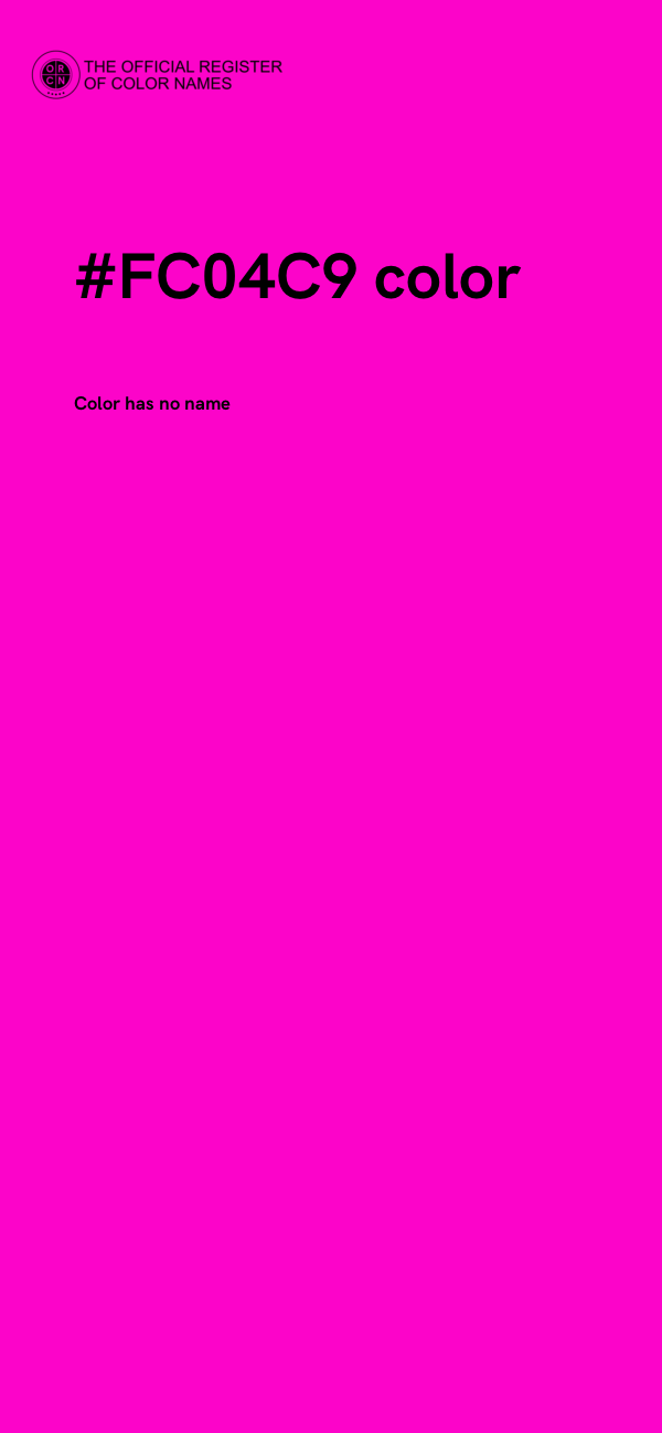 #FC04C9 color image