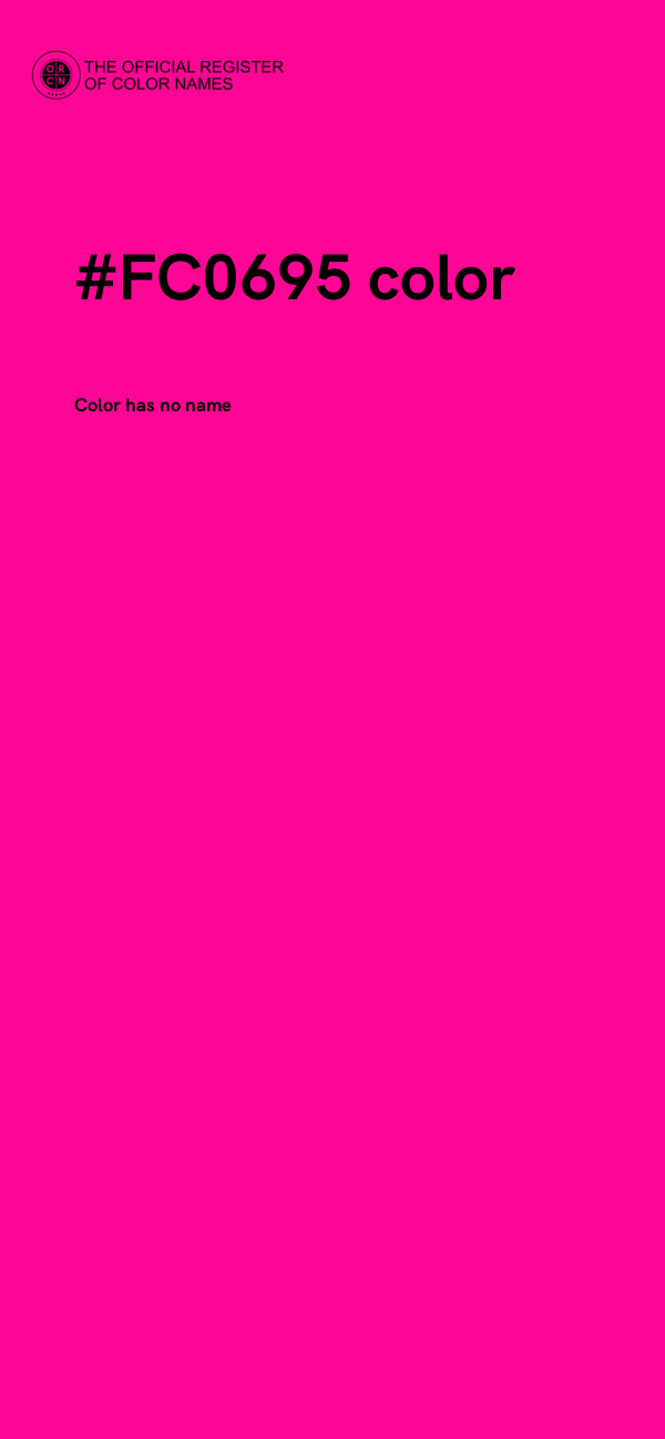 #FC0695 color image