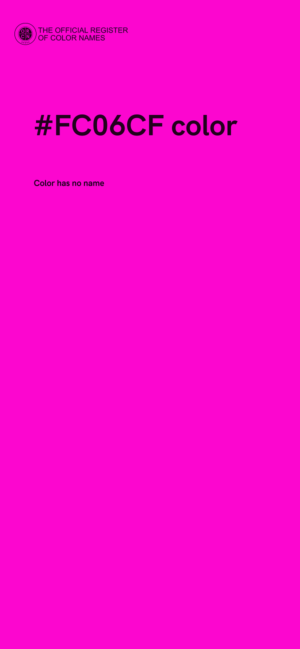 #FC06CF color image