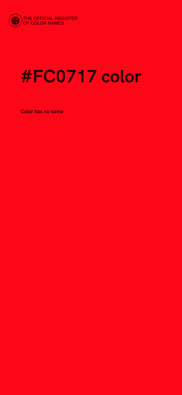 #FC0717 color image