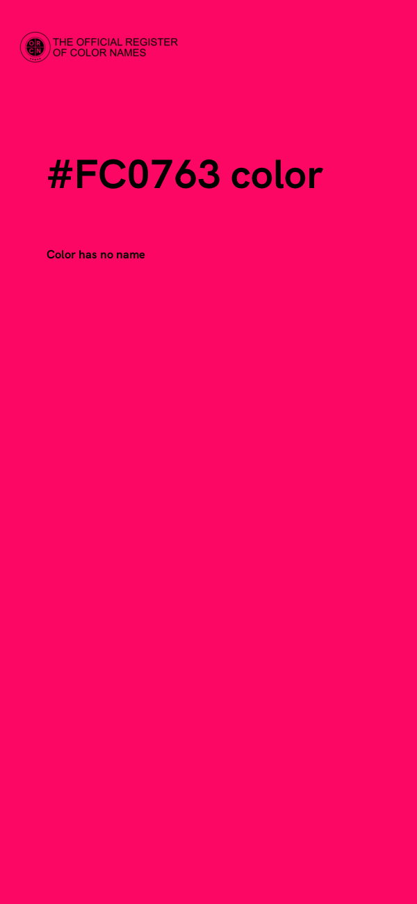 #FC0763 color image