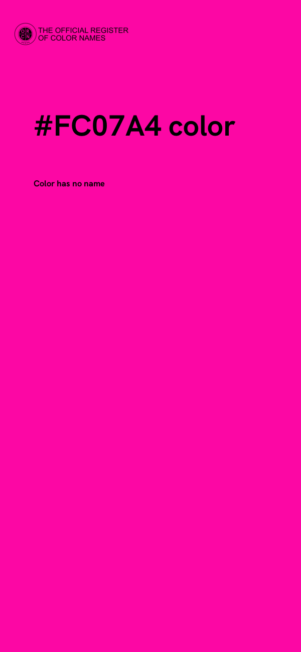 #FC07A4 color image