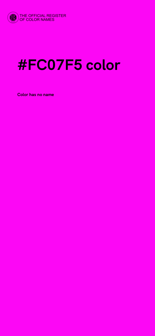 #FC07F5 color image