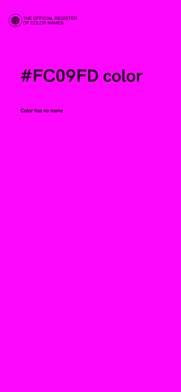 #FC09FD color image