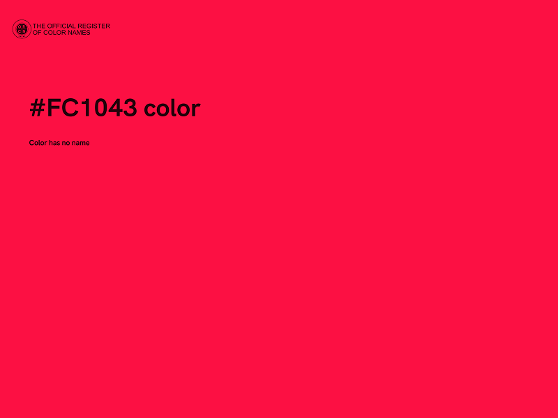 #FC1043 color image